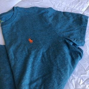 MENS LIGHT BLUE SHORT SLEEVE POLO SHIRT